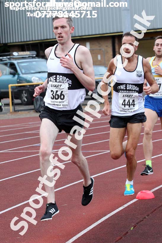 Graded 3000 metres, North East Grand Prix, Monkton, Jarrow. Photo: David T. Hewitson/Sports for All Pics